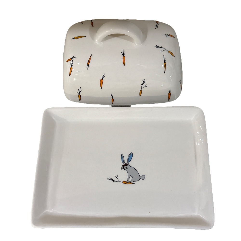 Magenta Jack's Carrots Designer Collection Butter Dish - Picture 2 of 10
